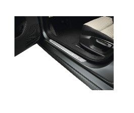 Scuff plate set(4 pieces)Alum. With "Jetta" lettering