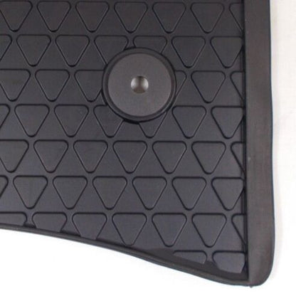 Rubber Floor Mats, Front (round clips)